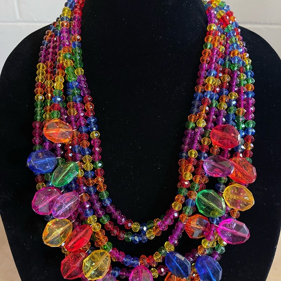 Sassy Jones Jewelry - Sassy Jones Multicolor Beaded Necklace
